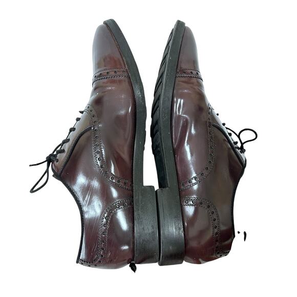 Cole Haan Grand OS Mens Perforated Cap Toe Dress Shoes in Bloodstone 9.5M - Picture 9 of 12
